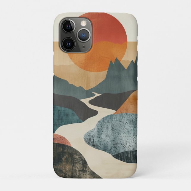 Coques Case-Mate iPhone Paysage Abstrait de Boho (5) (Dos)