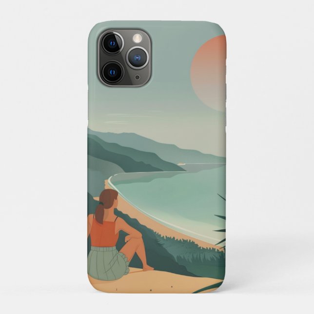 Coques Case-Mate iPhone Paysage Abstrait de Boho (9) (Dos)