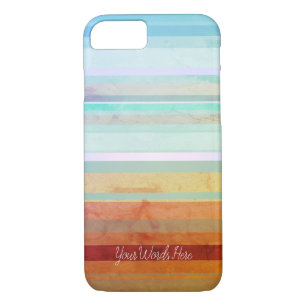 Coques Pour iPhone Paysage Abstrait et vos mots