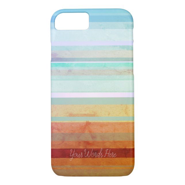 Coques Case-Mate iPhone Paysage Abstrait et vos mots (Dos)