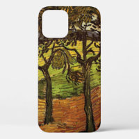 Paysage, Arbres et Personnages de Vincent van Gogh