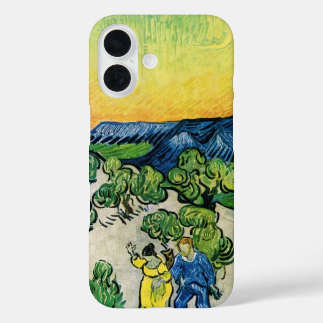 Coques Case-Mate iPhone Paysage avec couple en promenade de Vincent van Go (Verso)