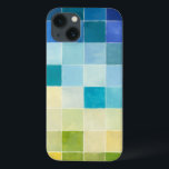 Case-Mate iPhone Case Paysage avec des Carrés multicolores<br><div class="desc">Megan Meagher a créé cette pièce en utilisant un style connu sous le nom de pixilation numérique. Les artistes utilisent des programmes informatiques pour concevoir et dessiner leurs pièces,  produisant des rendus impressionnistes de décors du monde réel. Si vous aimez l'art expérimental abstrait,  cette impression est pour vous!</div>