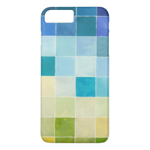 Coque Case-Mate iPhone Paysage avec des Carrés multicolores