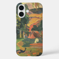 Paysage avec des paons par Paul Gauguin