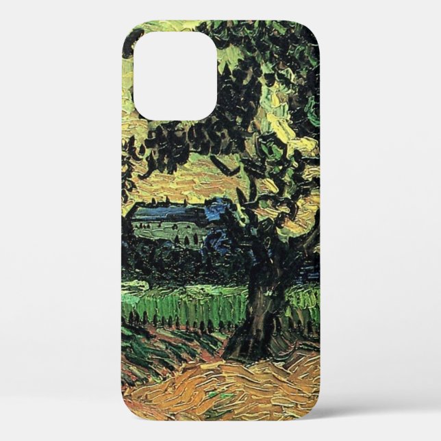 Coques Case-Mate iPhone Paysage avec le château d'Auvers par Vincent van G (Verso)