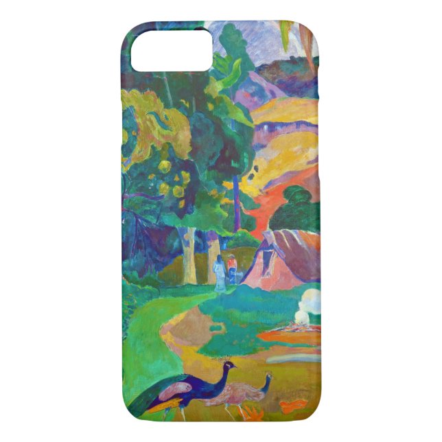 Coques Case-Mate iPhone Paysage avec Peacocks, Gauguin (Dos)