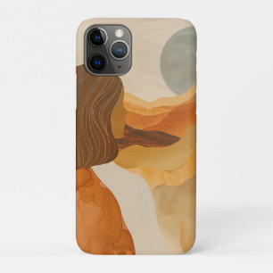 Case-Mate iPhone Case Paysage Boho Désert Collines Terracotta Lune Sage