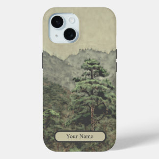 Coque Case-Mate iPhone Paysage d'aquarelle Lonely Pine