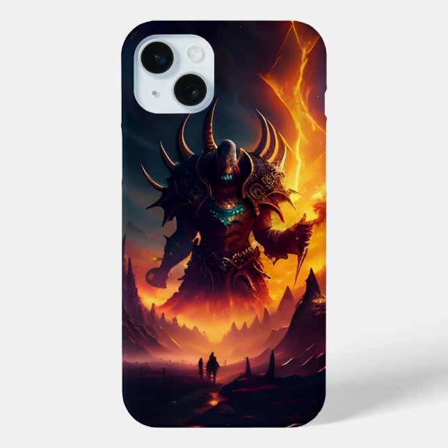 Coques Case-Mate iPhone Paysage de feu et de soufre 2 (Verso)
