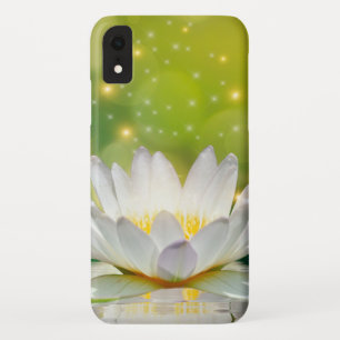 Case-Mate iPhone Case Paysage de fleur de lotus blanc, Zen