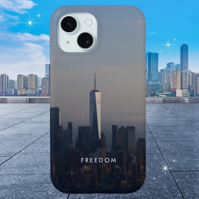 Coques Case-Mate iPhone Paysage de grande ville de la liberté Motivation  (Available on multiple types of phones, iPhone, Android, etc.)