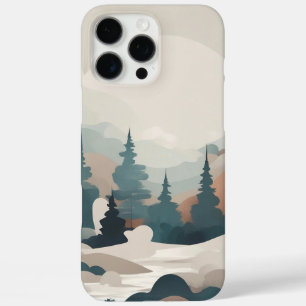 Coque iPhone 16 Pro Max Paysage de la forêt de Boho