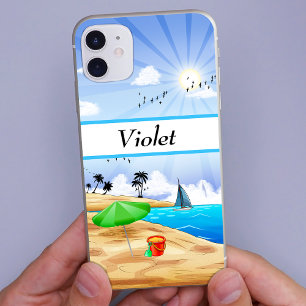 Case-Mate iPhone Case Paysage de la plage ensoleillée personnalisé