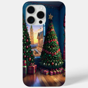 Coque Case-Mate iPhone Paysage de l'arbre de Noël