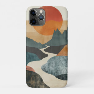 Case-Mate iPhone Case Paysage de montagne au coucher du soleil rivière s