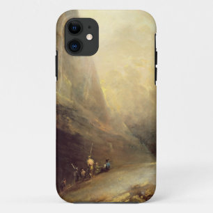 Coque iPhone 11 Paysage de montagne avec Banditti, c.1780 (huile
