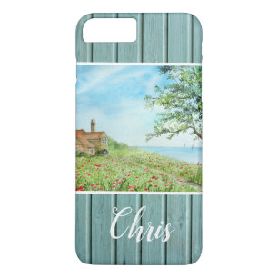 Case-Mate iPhone Case Paysage de terrain de pavot peinture aquarelle