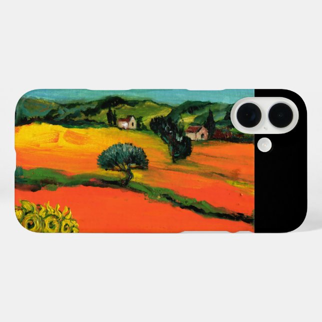 COQUES Case-Mate iPhone PAYSAGE DE TOSCANE AVEC DÉBORDEMENT (Verso (horizontal))