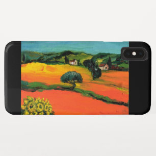 COQUES POUR iPhone PAYSAGE DE TOSCANE AVEC DÉBORDEMENT