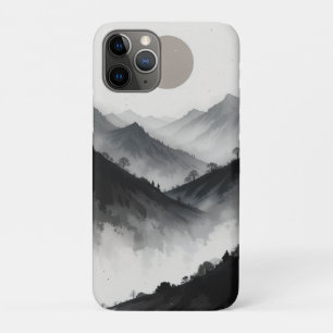 Case-Mate iPhone Case Paysage des Montagnes Noires et Blanches