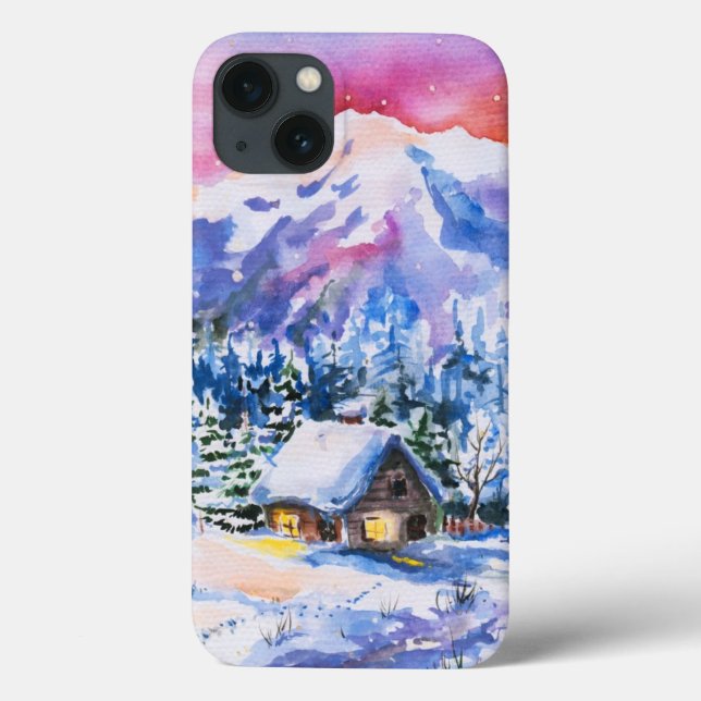 Coques Case-Mate iPhone Paysage d'hiver (Verso)