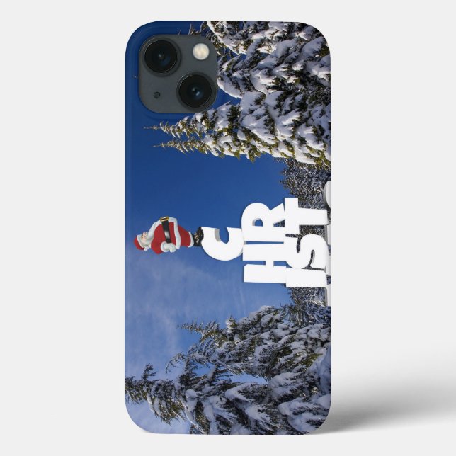 Coques Case-Mate iPhone Paysage d'hiver de Noël (Verso)