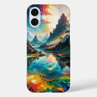 Coque Pour iPhone 16 Plus Paysage d'Imaginaire esthétique