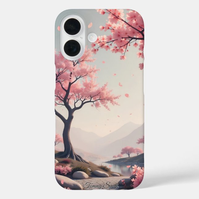 Coques Case-Mate iPhone Paysage Dreamy Cherry Blossom (Verso)