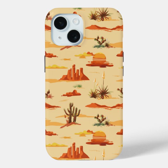 Coques Case-Mate iPhone Paysage du désert Arizona Motif (Verso)