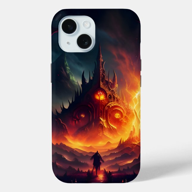 Coques Case-Mate iPhone Paysage du feu et de Brimstone 4 (Verso)