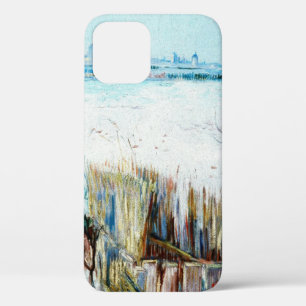 Coques Pour iPhone Paysage enneigé avec Arles par Vincent van Gogh