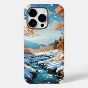 Coque Case-Mate iPhone Paysage forestier en saison hivernale