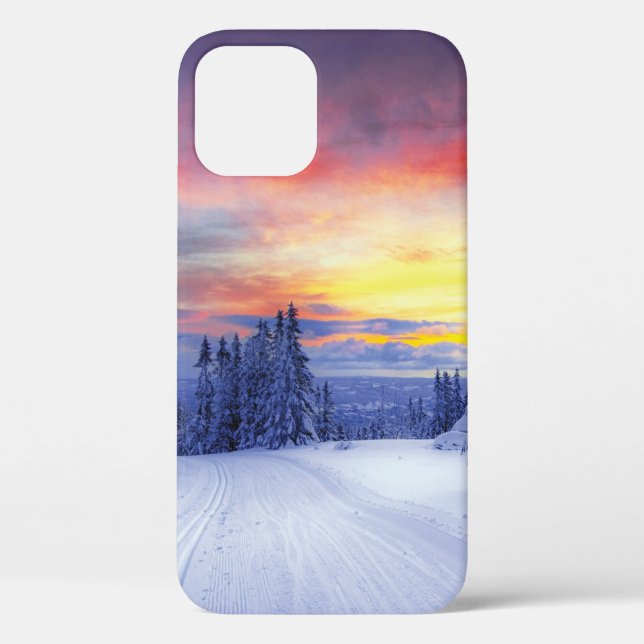 Coques Case-Mate iPhone Paysage hivernal (Verso)