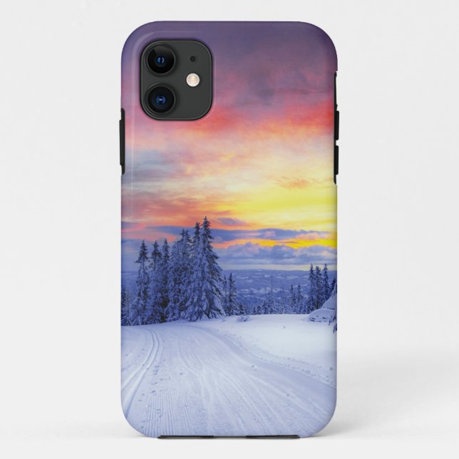 Coques Case-Mate iPhone Paysage hivernal   (Dos)