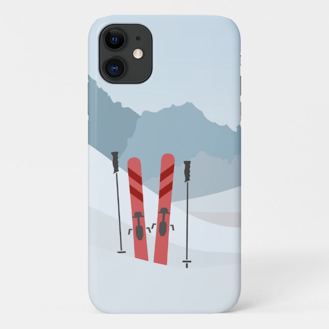 Coques Case-Mate iPhone Paysage hivernal (Dos)