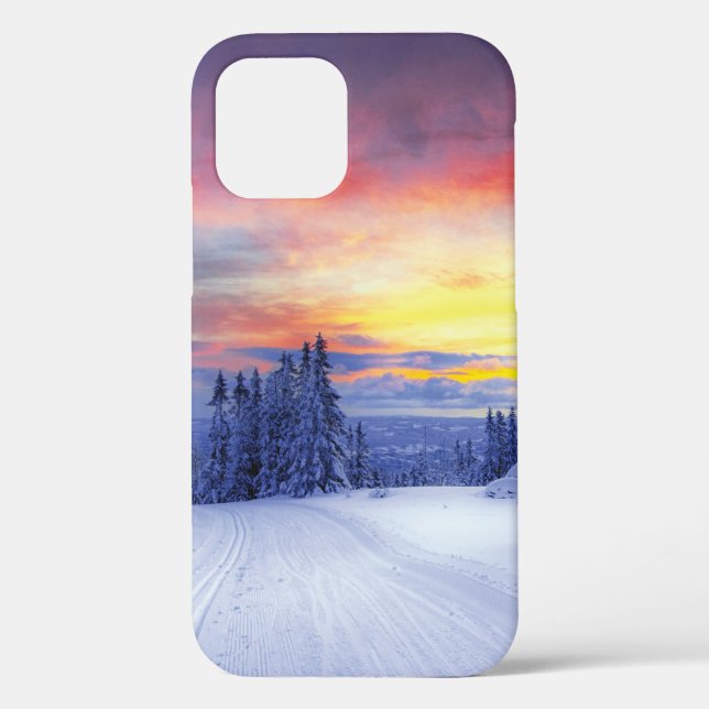 Coques Case-Mate iPhone Paysage hivernal (Verso)