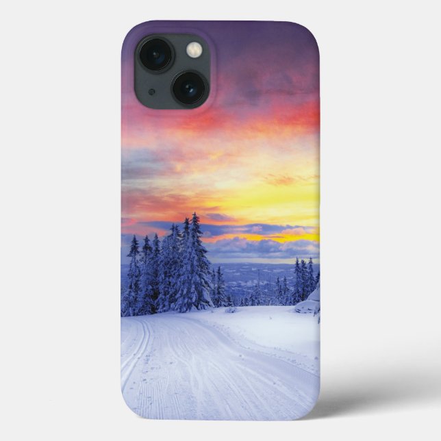 Coques Case-Mate iPhone Paysage hivernal (Verso)