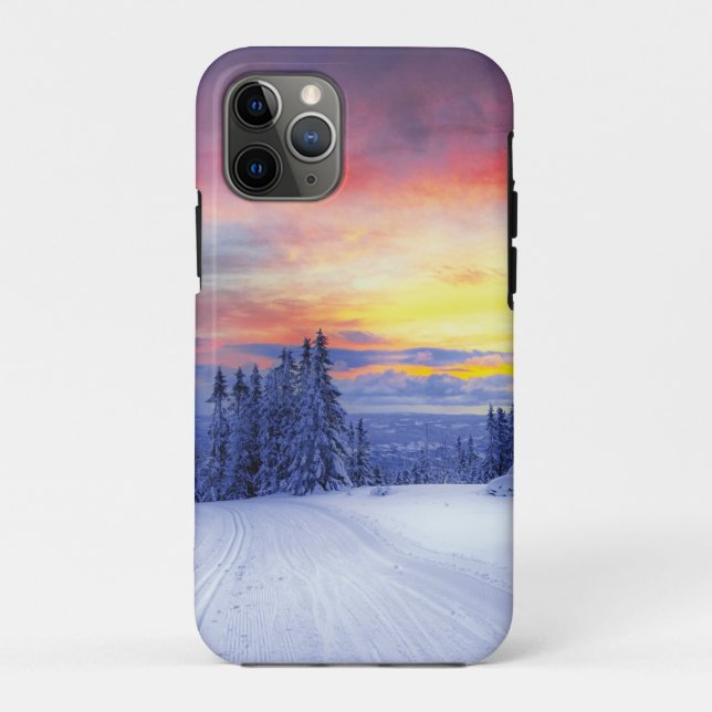 Coques Case-Mate iPhone Paysage hivernal (Dos)