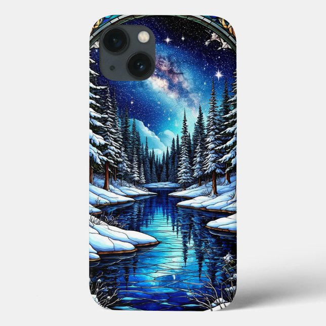 Coques Case-Mate iPhone Paysage hivernal époustouflant avec neige (Verso)