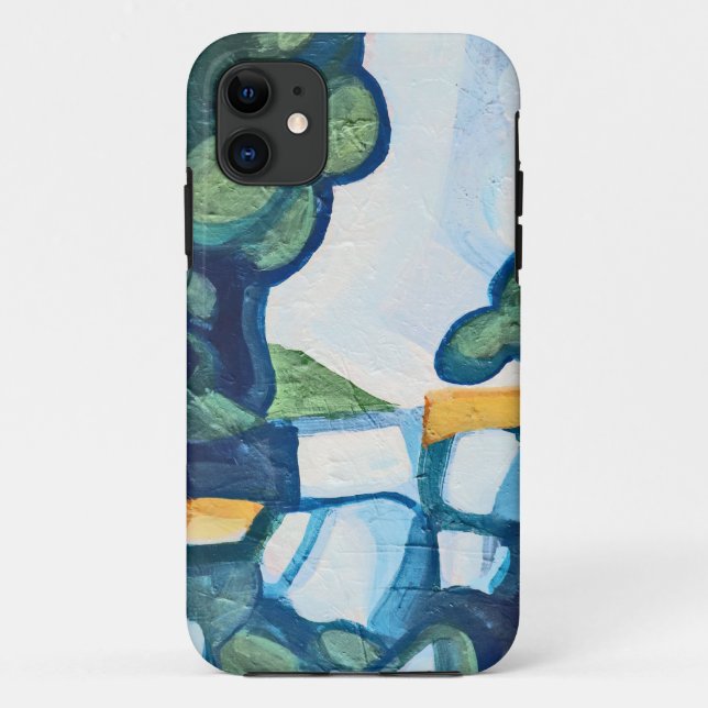 Coques Case-Mate iPhone Paysage inspirant du jour bleu (Dos)