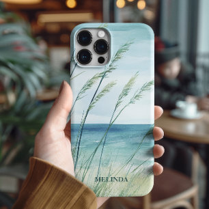 Coque iPhone 16 Pro Max Paysage Lac Moderne