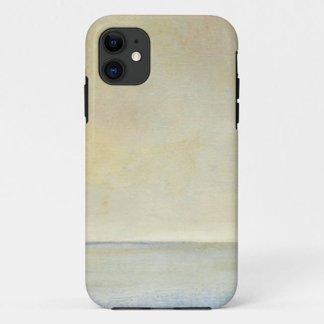 Coques Case-Mate iPhone Paysage marin avec le coucher du soleil orange (Dos)