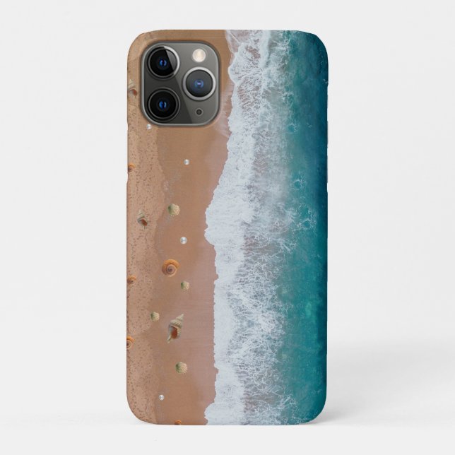 COQUES Case-Mate iPhone PAYSAGE MARIN COQUILLAGES DE PLAGE VACANCES D'ÉTÉ  (Dos)