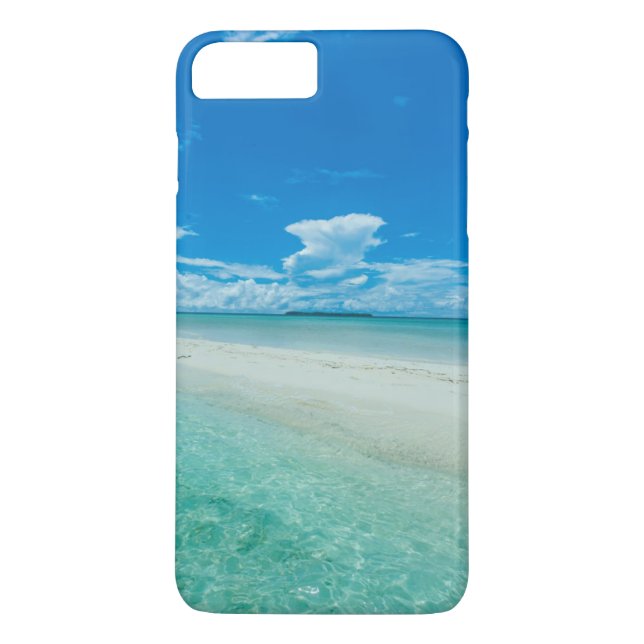 Coques Case-Mate iPhone Paysage marin tropical bleu, Palaos (Dos)