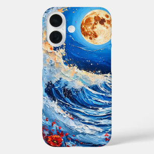 Coque Pour iPhone 16 Paysage marin vague côtière esthétique design
