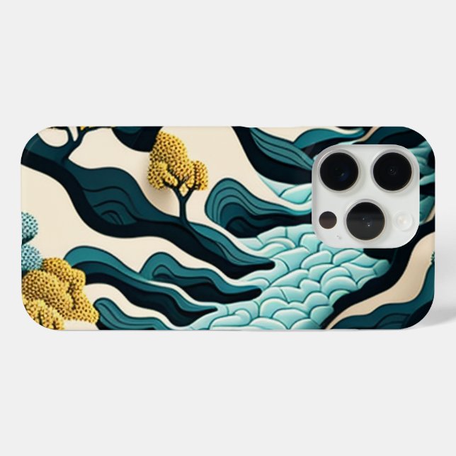 Coques Case-Mate iPhone Paysage moderne (Verso (horizontal))