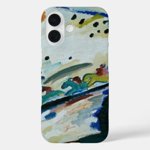 Coques iPhone 16 Paysage romantique de Wassily Kandinsky