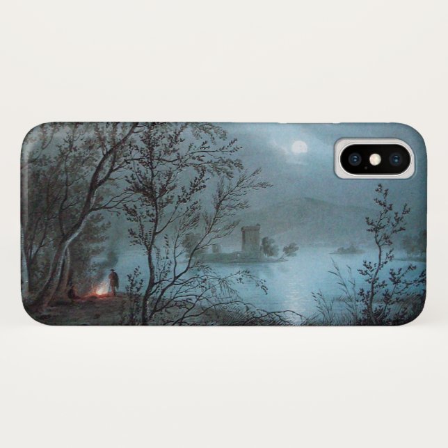 COQUES Case-Mate iPhone PAYSAGE ROMANTIQUE NOCTURNE EN BLEU (Dos (Horizontal))