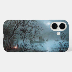 COQUE POUR iPhone 16 PAYSAGE ROMANTIQUE NOCTURNE EN BLEU